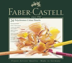 Farveblyant polychromos Faber-Castell 24 farver