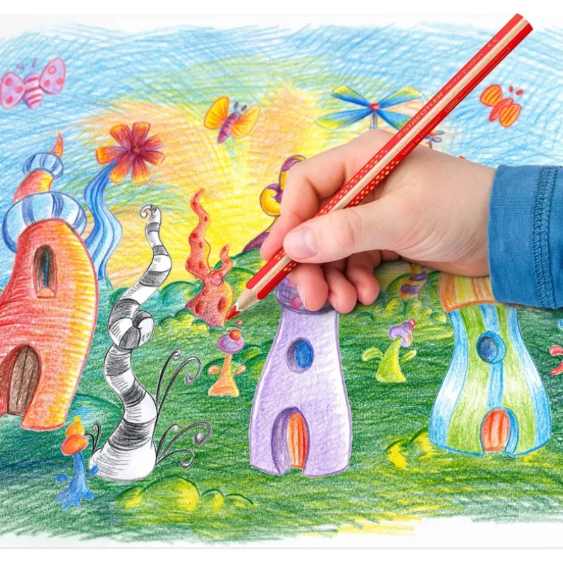 Farveblyant Staedtler Jumbo Noris 10+2 stk