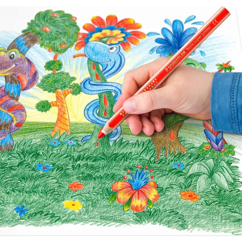 Farveblyant Staedtler Jumbo Noris 10+2 stk