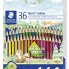 Farveblyant Staedtler Noris trekantet 36 ass