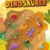 Find, mal og leg: Dinosaurer, med flotte 3D klistermærker