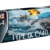 German Submarine Type IX C/40 (U190) 1:144