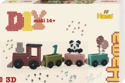 Hama Art midi 3D fødselsdagstog