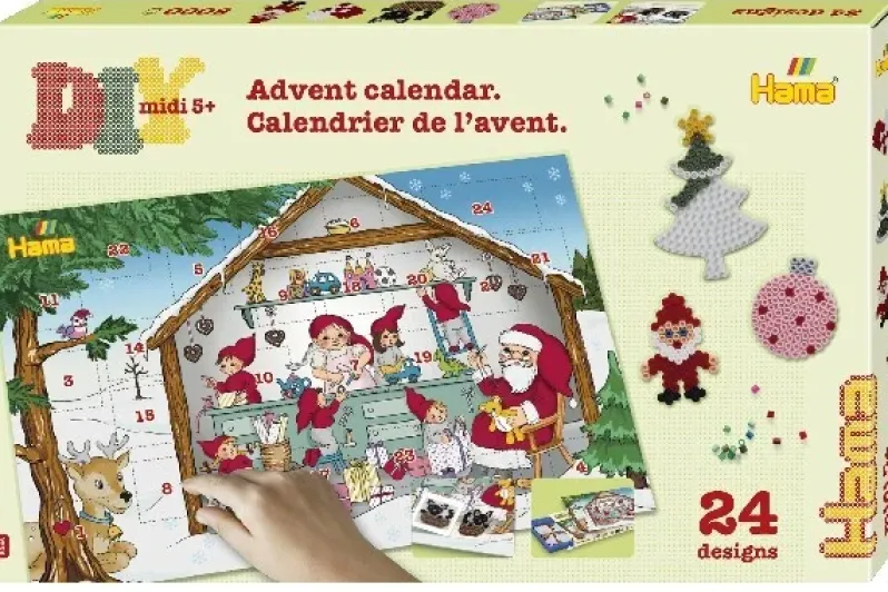 Hama gaveæske - Julekalender 1-24