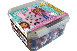 Hama maxi Gabby's Dollhouse perler og plade i bøtte