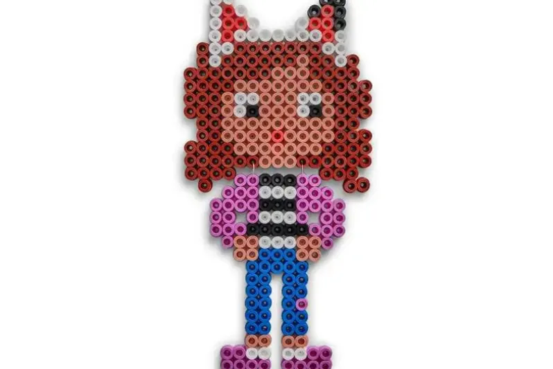 Hama maxi Gabby's Dollhouse perler og plade i bøtte
