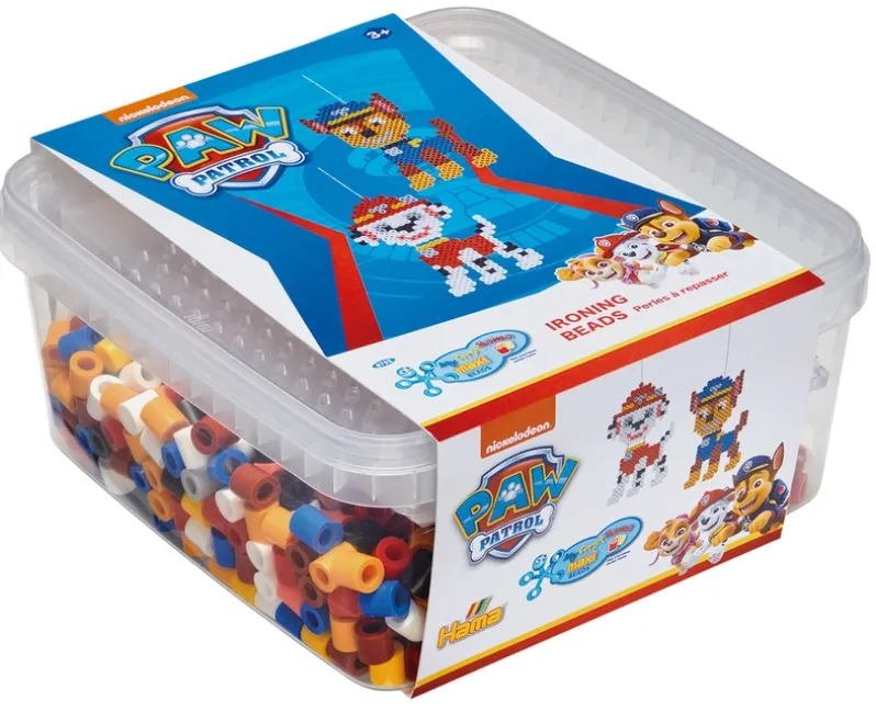 Hama Maxi Paw Patrol Og Stiftplade I Bøtte