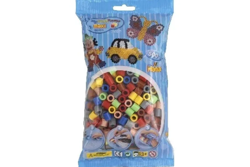 Hama maxi perler 500 stk mix 69