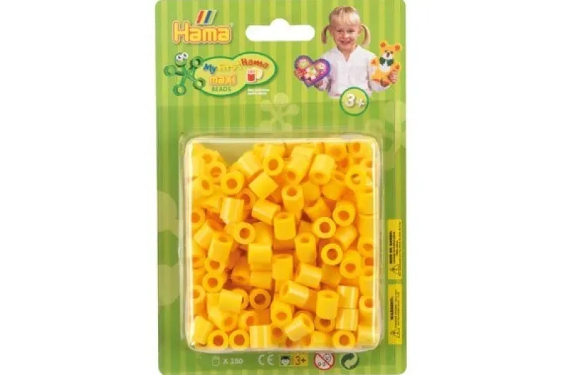 Hama maxi perler i blister 250stk gul
