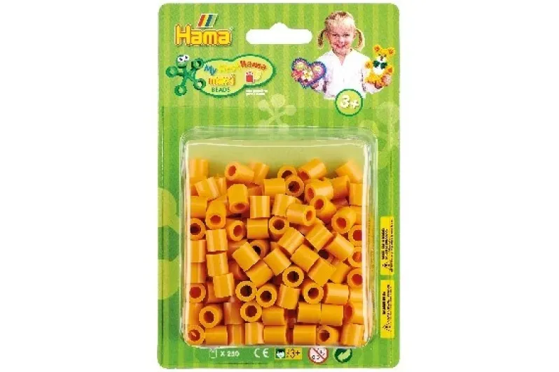 Hama maxi perler i blister 250stk bamsegul