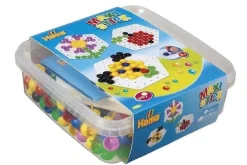 Hama maxi sticks + 2stk. 6-kantede plader i bøtte