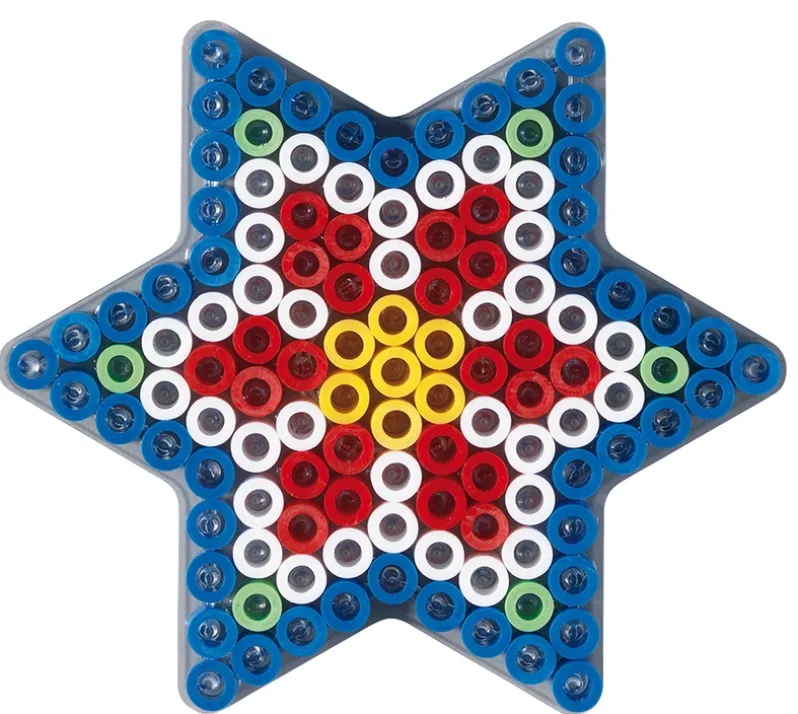 Hama maxi stiftplade stjerne 14,5x15,58cm