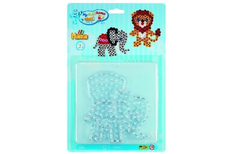 Hama maxi stiftplader lille elefant + løve TR