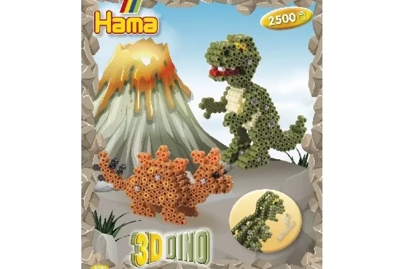 Hama midi gaveæske 3D dino