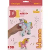 Hama midi ophængsæske enhjørninger 3D