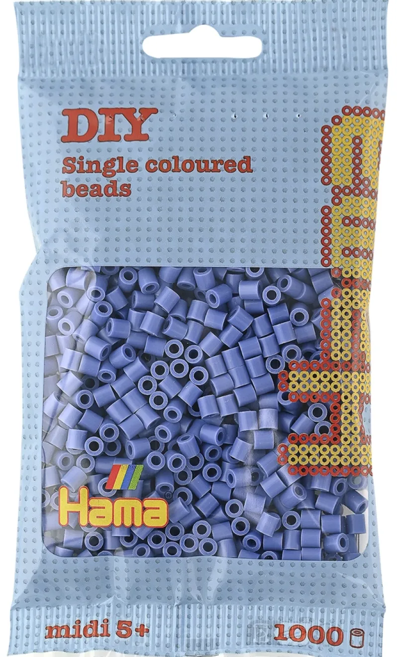 Hama midi perler 1000 stk lavendel 107