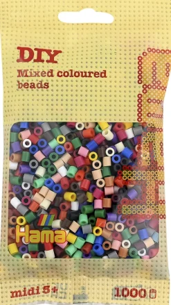 Hama midi perler 1000 stk mix 67
