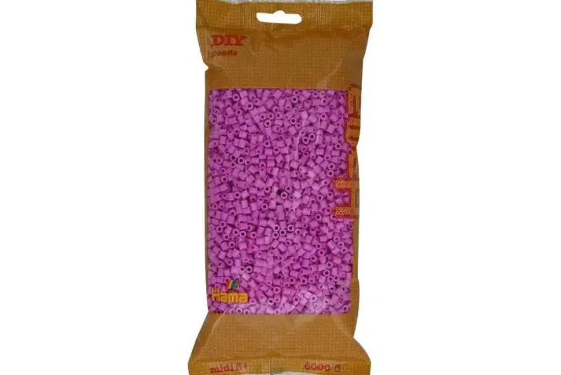 Hama midi perler 6000stk pastel pink