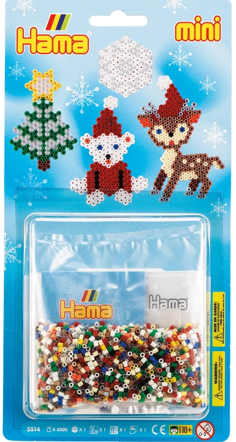 Hama mini blisterpakning lille, jul