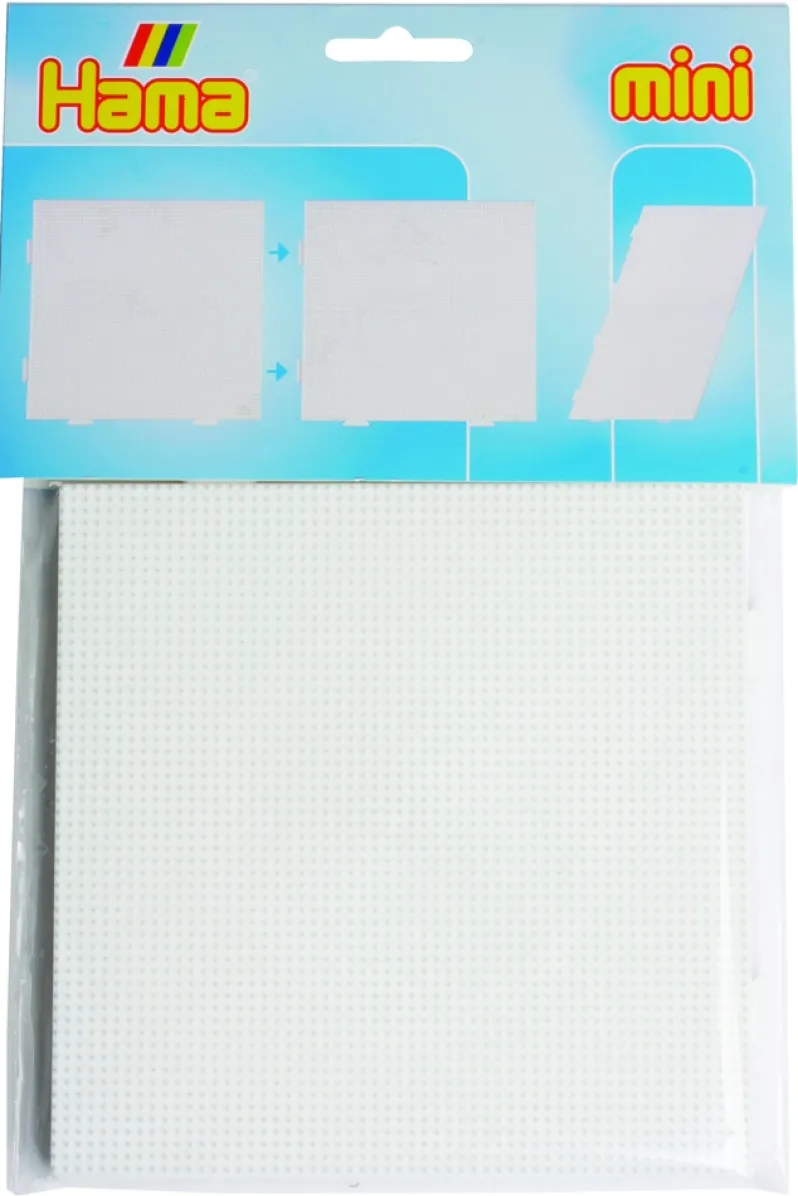 Hama mini 2stk stiftplader firkantet 14,5x14,5cm
