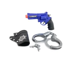 ICON politsæt, pistol og håndjern