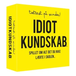 Idiotkundskab Tættest på vinder!