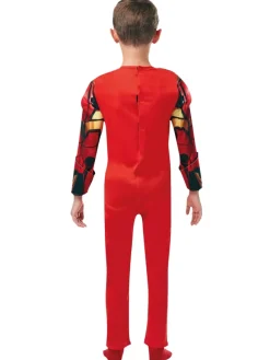 Iron Man Deluxe kostume med maske str. 3-4 år