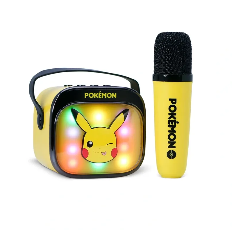 Karaokehøjttaler med mikrofon Pikachu