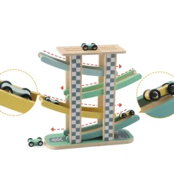 Kinder and Kids Bilbane med biler, 4 stk