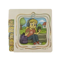 Kinder and Kids Lag-puslespil, Pigeliv