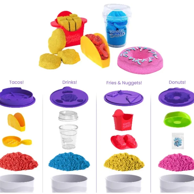 Kinetic Sand Lækre Godter Overraskelser ass