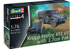 Krupp Protze KFZ 69 with 3,7cm Pak 1:76