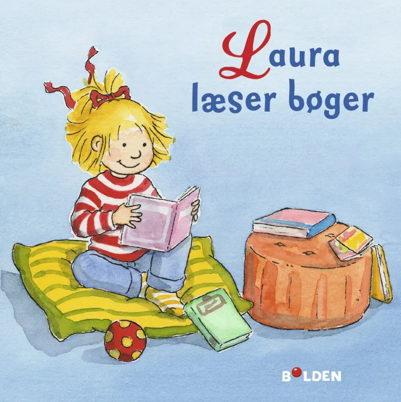 Laura læser bøger