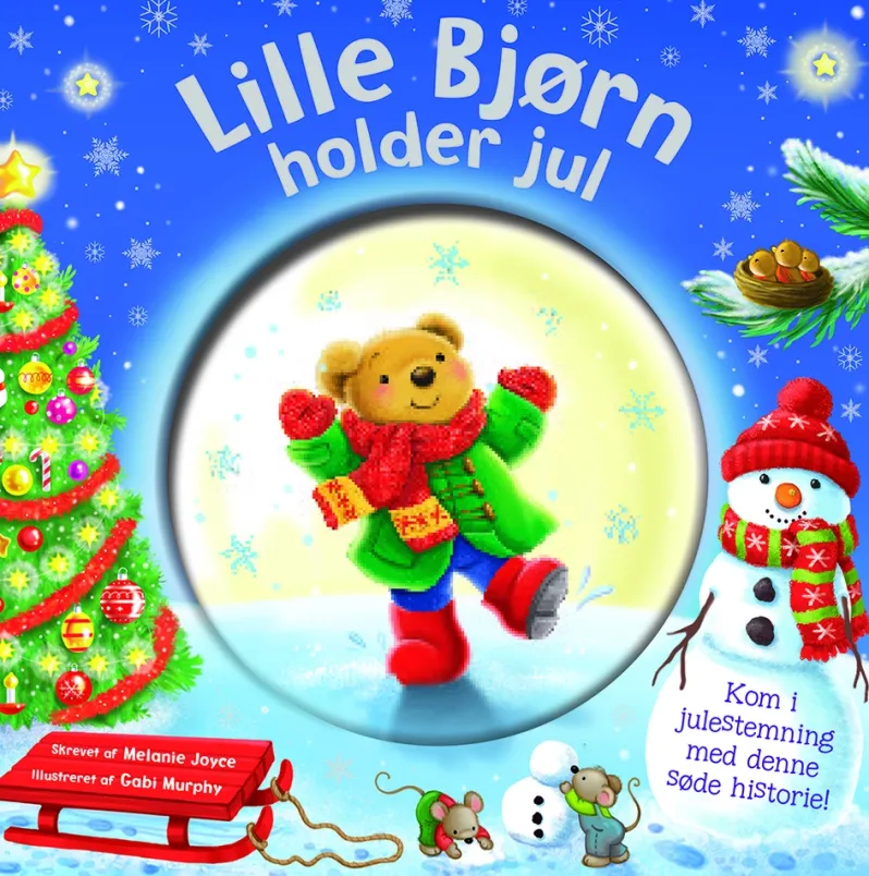 Lille bjørn holder jul