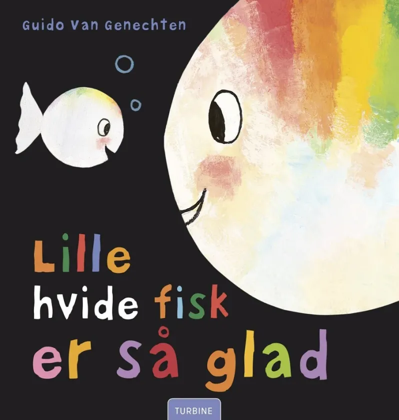 Lille hvide fisk er så glad