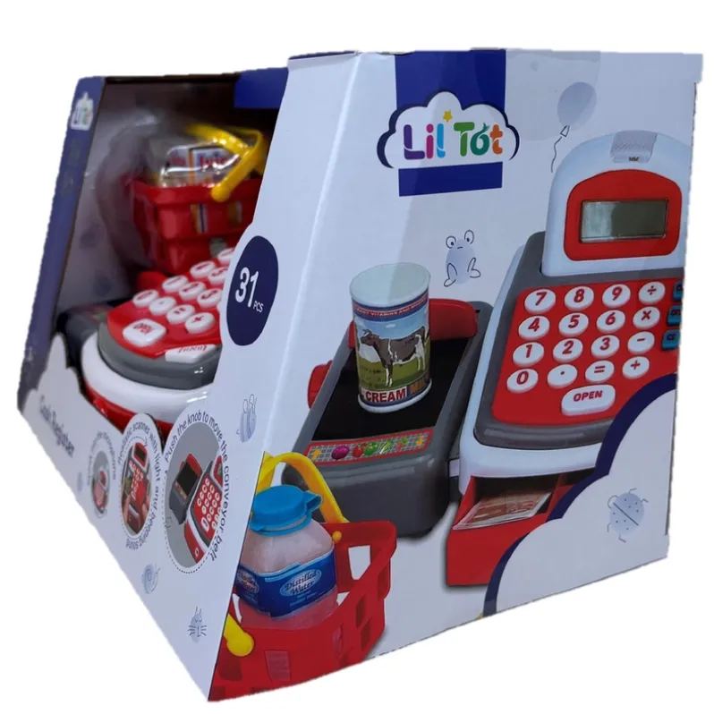 Lil'Tot Kasseapparat Med Tilbehør
