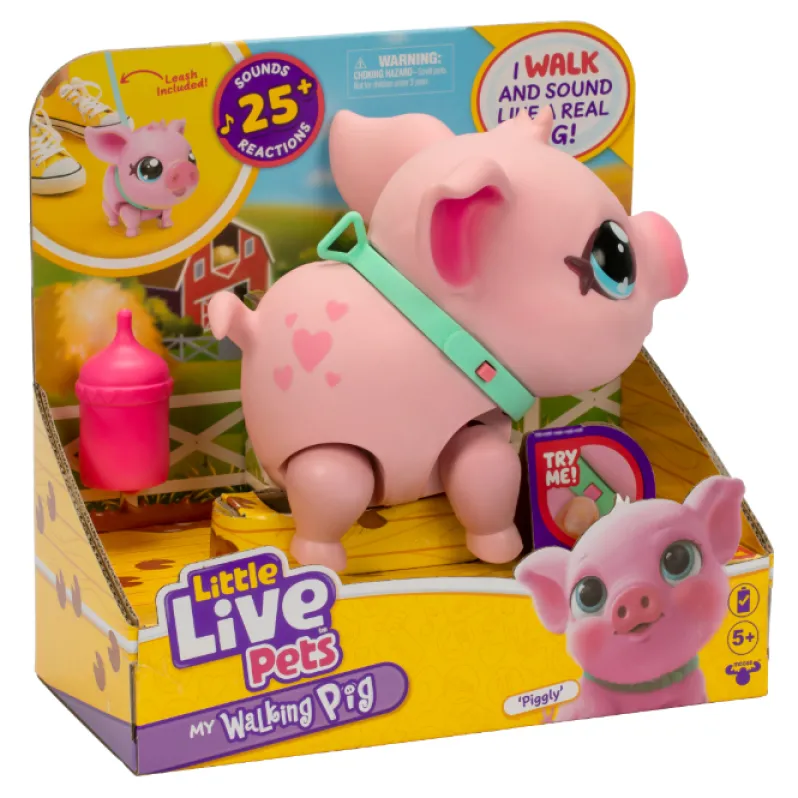 Little Live Pets Piggly den gående kæledyrsgris