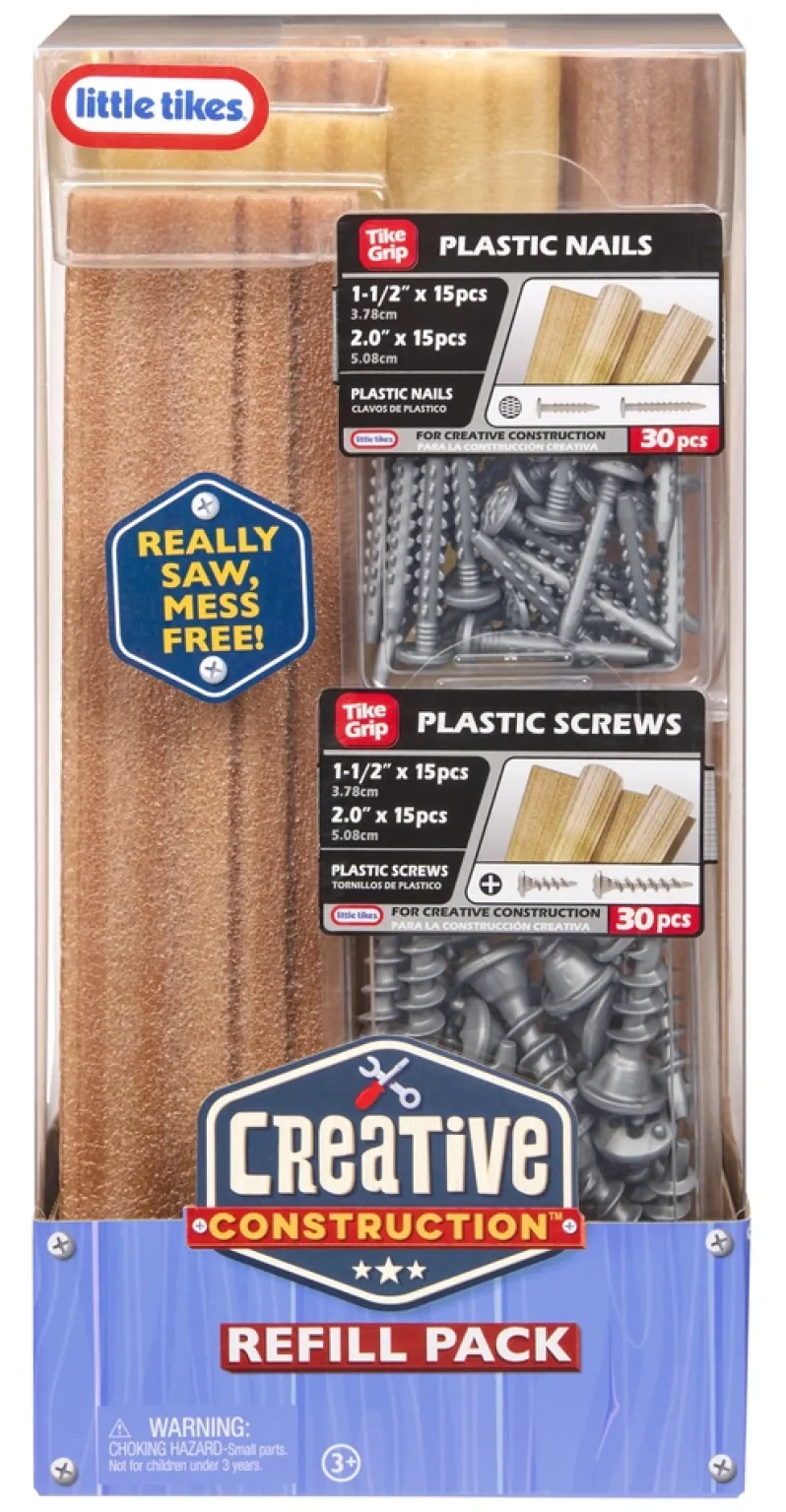 Little Tikes Creative Construction træ, søm og skruer