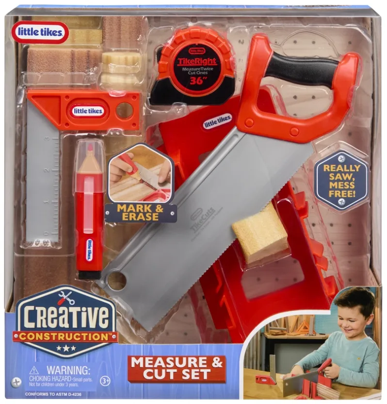 Little Tikes Creative Construction måle- og savesæt