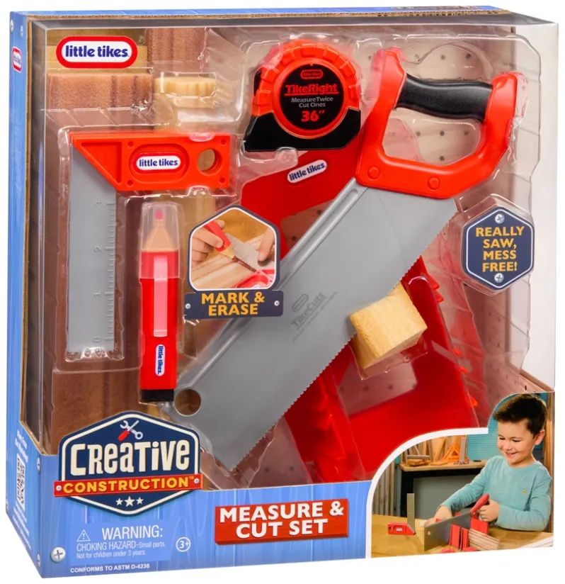 Little Tikes Creative Construction måle- og savesæt