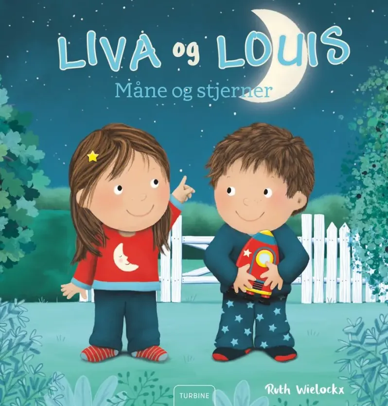Liva og Louis. Måne og stjerner
