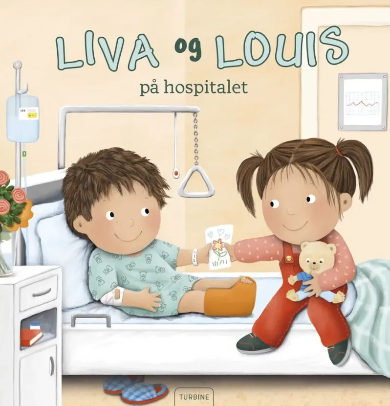 Liva og Louis på hospitalet