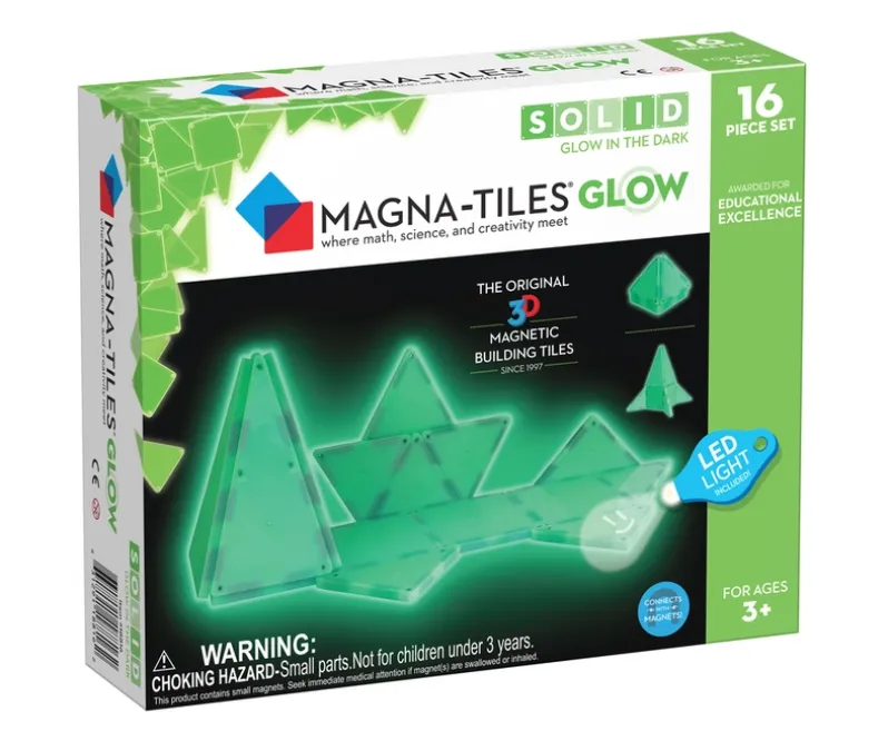 MAGNA-TILES Glow expansion sæt 16 stk