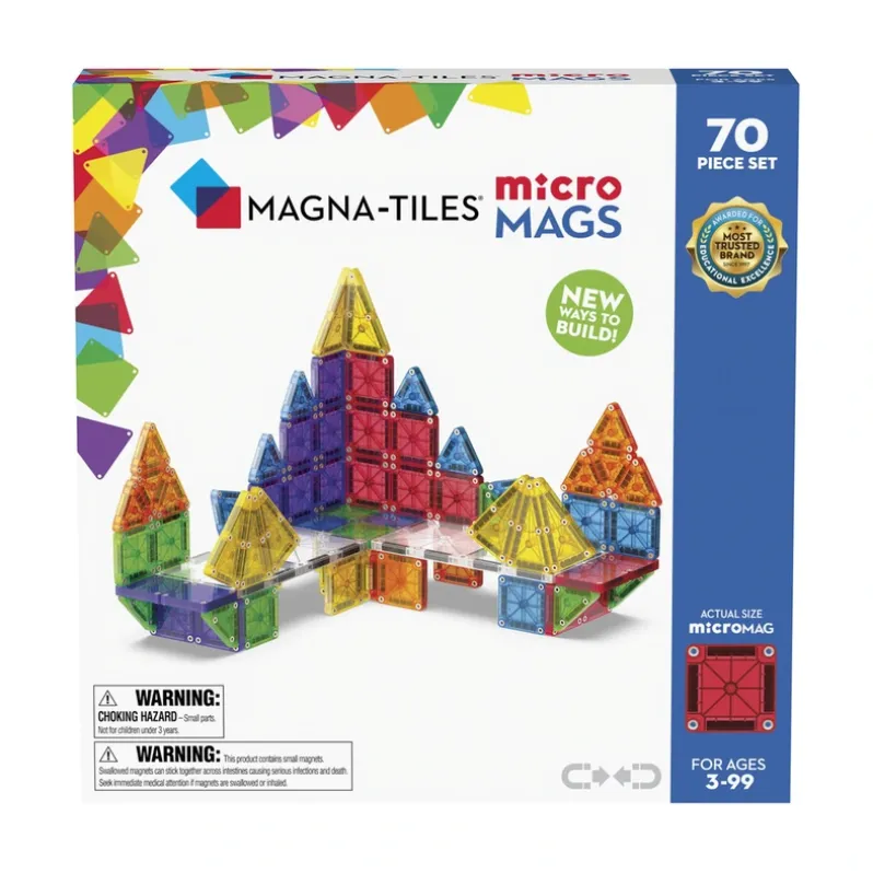 MAGNA-TILES microMAGS 70 stk