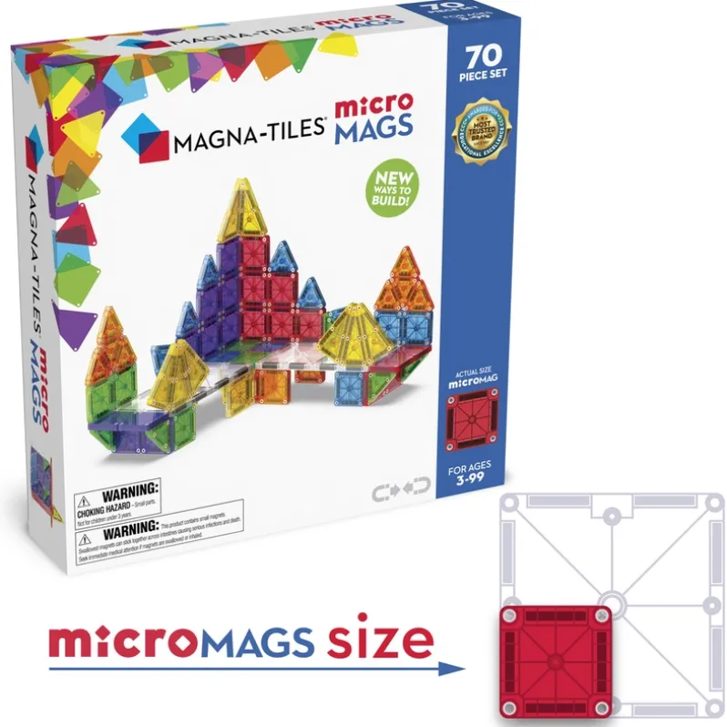 MAGNA-TILES microMAGS 70 stk