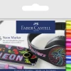 Marker neon Faber-Castell til sten glas plastik