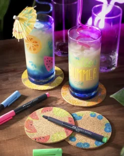 Marker neon Faber-Castell til sten glas plastik