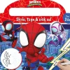 Marvel - Spidey - Skriv og visk ud (papbog med ikke-permanent pen)