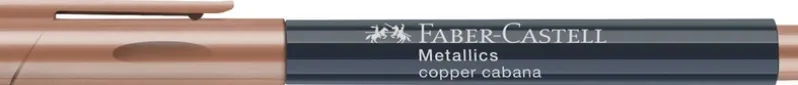 Metallic pen Faber-Castell kobber