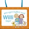 Min egen kuffert med Willi bøger